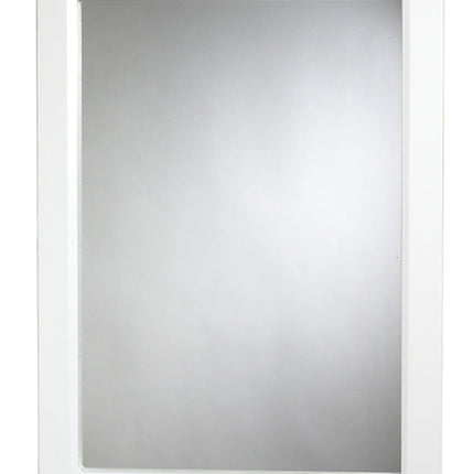 Zenith W231 Medicine Cabinet, 16-3/8 in OAW, 5 in OAD, 22-3/8 in OAH, Plastic, White, 2-Shelf, 1-Door :EA: QUANTITY: 1