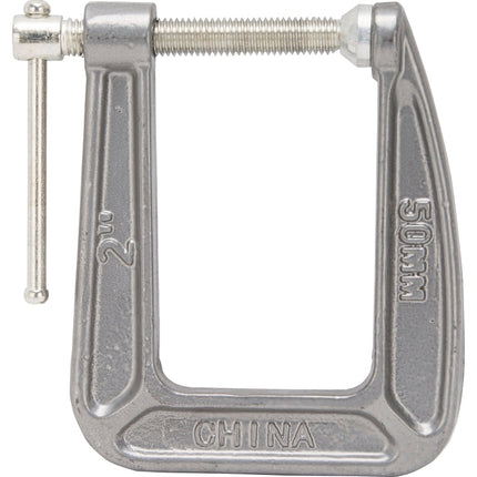 Vulcan 38-123 C-Clamp, 2 in Max Opening Size, 3-1/5 in D Throat, Steel Body, Gray Body :EA: QUANTITY: 1