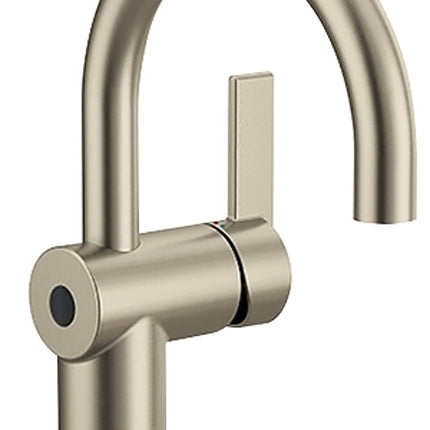 Moen Cia Series 6221EWBN Bathroom Faucet, 1.2 gpm, 1-Faucet Handle, Metal, Brushed Nickel, Lever Handle, High-Arc Spout :EA: QUANTITY: 1