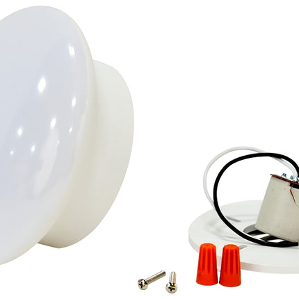 Sylvania 75080 Ceiling Light, Non-Dimmable, Glass :EA: QUANTITY: 2