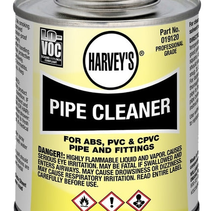 Harvey 19120-12 Pipe Cleaner, Liquid, Clear, 16 oz Can :EA: QUANTITY: 1