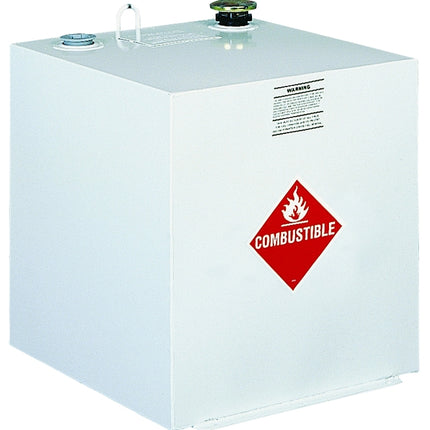 Jobox 485000 Transfer Tank, 50 gal Capacity, Steel, White :EA: QUANTITY: 1