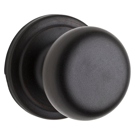 Kwikset Signature Series 720H 11PRCAL/RCSBX Passage Knob, Zinc, Venetian Bronze, 2-3/8 to 2-3/4 in Backset :BX: QUANTITY: 1