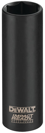 DeWALT IMPACT READY DW22862 Impact Socket, 1/2 in Socket, 1/2 in Drive, Square Drive, 6-Point, Steel, Black Oxide :EA: QUANTITY: 1