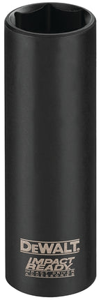 DeWALT IMPACT READY DW22882 Impact Socket, 5/8 in Socket, 1/2 in Drive, Square Drive, 6-Point, Steel, Black Phosphate :EA: QUANTITY: 1