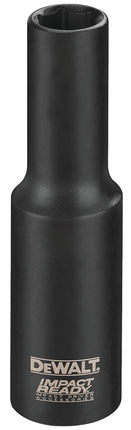 DeWALT IMPACT READY DW22952 Impact Socket, 1-1/16 in Socket, 1/2 in Drive, Square Drive, 6-Point, Steel, Black Oxide :EA: QUANTITY: 1