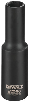 DeWALT IMPACT READY DW22962 Impact Socket, 1-1/8 in Socket, 1/2 in Drive, Square Drive, 6-Point, Steel, Black Oxide :EA: QUANTITY: 1