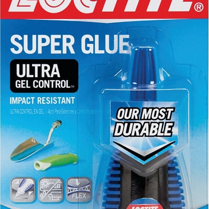 Loctite 1363589 Ultra Glue Gel, Gel, Irritating, Clear, 4 g Bottle :EA: QUANTITY: 1