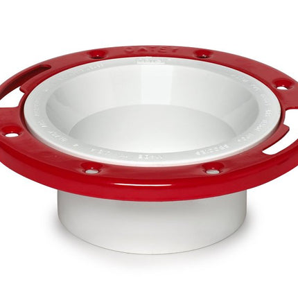 Oatey 43513 Closet Flange, 3, 4 in Connection, PVC, White, For: 3 in, 4 in Pipes :EA: QUANTITY: 1