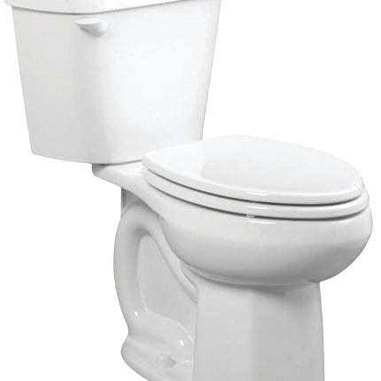 American Standard Colony Series 751AA001.020 Complete Toilet, Elongated Bowl, 1.6 gpf Flush, 12 in Rough-In, White :EA: QUANTITY: 1