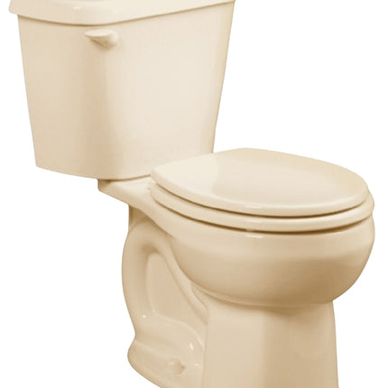 American Standard Colony 751DA101.021 Complete Toilet, Round Bowl, 1.28 gpf Flush, 12 in Rough-In, 15 in H Rim, Bone :EA: QUANTITY: 1