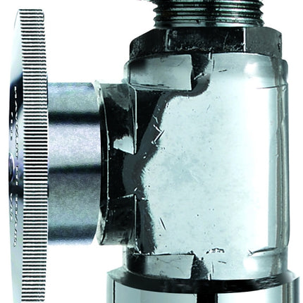 Plumb Pak PP53-1PCLF Shut-Off Valve, 1/2 x 1/2 in Connection, FIP x Compression, Brass Body :CD: QUANTITY: 1