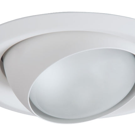 Eaton Lighting RE-6130WH Eyeball Trim, Aluminum Body, White :EA: QUANTITY: 1