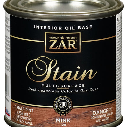 ZAR 12806 Wood Stain, Early American, Liquid, 0.5 pt, Can :1/2PT: QUANTITY: 1