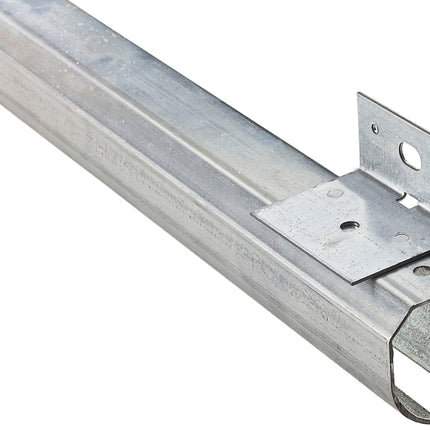 National Hardware N193-961 Round Rail, Steel, Galvanized, 2-13/32 in W, 2-3/8 in H, 144 in L :EA: QUANTITY: 2