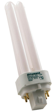 Sylvania 20667 Compact Fluorescent Bulb, 13 W, T4 Lamp, G24Q-1 Lamp Base, 900 Lumens, 4100 K Color Temp :EA: QUANTITY: 1