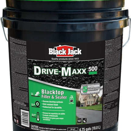 Black Jack Drive-Maxx 500 6452-9-30 Filler and Sealer, Liquid, Black, 4.75 gal Pack :PAIL: QUANTITY: 1