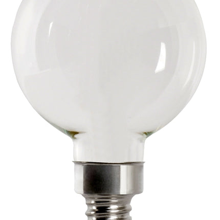 Feit Electric BPG1660W950CAFIL2 LED Light Bulb, Globe, G16 Lamp, 60 W Equivalent, E12 Lamp Base, Dimmable :CD2: QUANTITY: 6