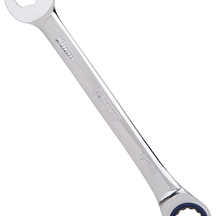 Vulcan PG19MM Combination Wrench, Metric, 19 mm Head, Chrome Vanadium Steel, Polished Mirror :EA: QUANTITY: 1