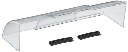 Dundas Jafine AD96ZW Air Deflector, 14 in L, 8 to 14 in W, Plastic, Clear :EA: QUANTITY: 1