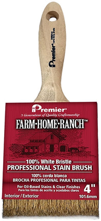 Premier Farm Home Ranch FHR00144 Stain Brush, White China Bristle :EA: QUANTITY: 1