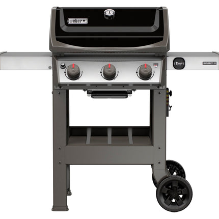 Weber Spirit II E-310 45010001 Gas Grill, 30,000 Btu/hr BTU, Liquid Propane, 3 -Burner, Smoker Included: No, Black :EA: QUANTITY: 1