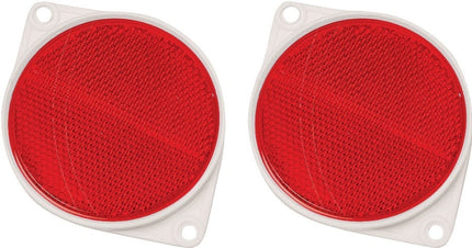 Hy-Ko CDRF-3R Carded Reflector, 9.63 in L Post, Red Reflector :CD  2: QUANTITY: 1