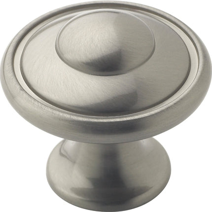 Amerock TEN53002G10 Cabinet Knob, 1-1/16 in Projection, Zinc, Satin Nickel :CD 10: QUANTITY: 1