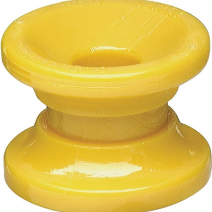 Zareba ICDY-Z/DC10 Donut Corner Insulator, 14 ga Fence Wire, Polyrope/Polytape, Polycarbonate, Yellow :BAG10: QUANTITY: 1