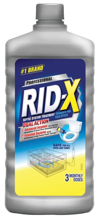 RID-X 1920089447 Septic System Treatment, Liquid, Blue/Green, Soap, 24 oz Bottle :EA: QUANTITY: 1