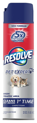 Resolve 1920083262 Carpet Cleaner, 623 g Can, Foam, Characteristic, White :EA: QUANTITY: 1