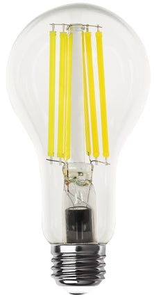 Feit Electric OM150DM/CL/830/FIL LED Bulb, General Purpose, A21 Lamp, 150 W Equivalent, E26 Lamp Base, Clear :EA: QUANTITY: 1