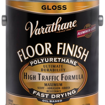 Varathane 130031 Floor Finish Paint, Gloss, Liquid, Crystal Clear, 1 gal, Can :GAL: QUANTITY: 2