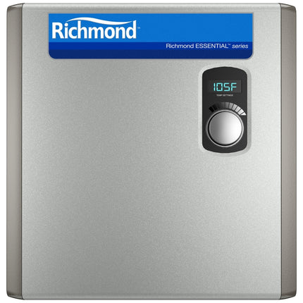 Richmond RMTEX-27 Tankless Electric Water Heater, 113 A, 240 V, 27 kW, 6.6 gpm :EA: QUANTITY: 1