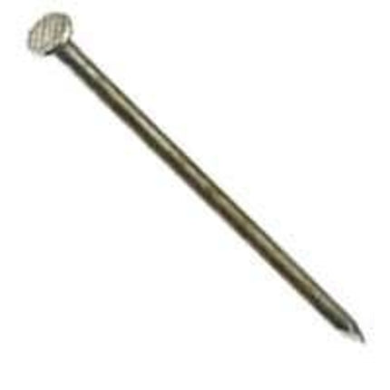 ProFIT 0054262 Finishing Nail, 8 in L, Carbon Steel, Hot-Dipped Galvanized, Flat Head, Round Shank, 50 lb :BX: QUANTITY: 1