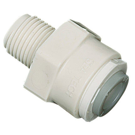 Watts PL-3006 Pipe Adapter, 1/4 x 3/8 in, Compression x MPT, Plastic, 150 psi Pressure :EA: QUANTITY: 1