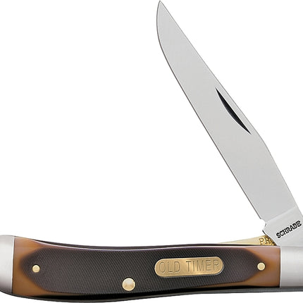 OLD TIMER 194OT Folding Pocket Knife, 3.1 in L Blade, 7Cr17 High Carbon Stainless Steel Blade, 1-Blade :EA: QUANTITY: 1