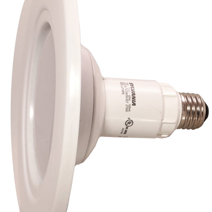 Sylvania 79622 LED Bulb, Track/Recessed, 65 W Equivalent, E26 Lamp Base, Dimmable, Frosted, 2700 K Color Temp :EA: QUANTITY: 1