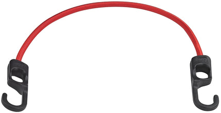 ProSource Stretch Cord, 9 mm Dia, 24 in L, Polypropylene, Red, Hook End :PK  4: QUANTITY: 12