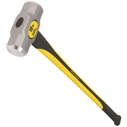 Vulcan 34499 Hammer, 10 lb Head, Sledge, Forged Milled Head, Steel Head :EA: QUANTITY: 1