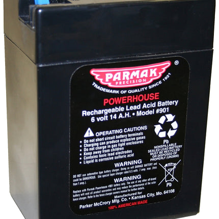 Parmak 901 Gel Battery, Black, For: DF-SP-LI Solar Powered Fencers :EA: QUANTITY: 1