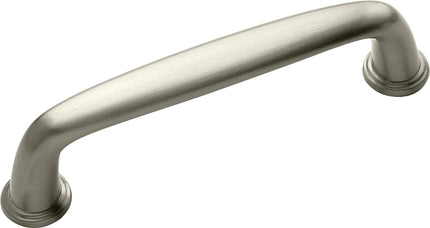 Amerock BP53702G10 Cabinet Pull, 4-7/16 in L Handle, 1-1/8 in H Handle, 1-1/8 in Projection, Zinc, Satin Nickel :EA: QUANTITY: 1