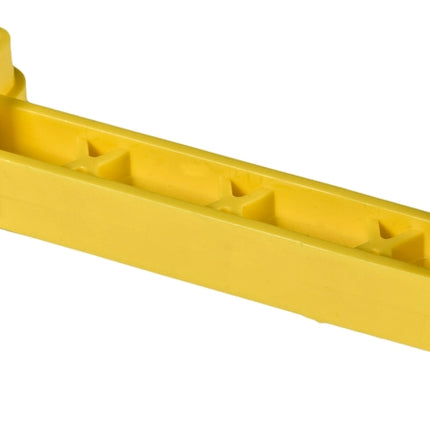 Zareba IT5XY-Z Snap-On Extender Insulator, Aluminum/Polywire/Steel, Polyethylene, Yellow