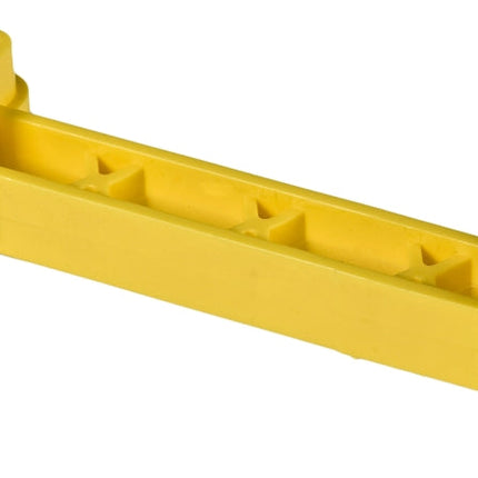 Zareba IT5XY-Z Snap-On Extender Insulator, Aluminum/Polywire/Steel, Polyethylene, Yellow :BAG25: QUANTITY: 1