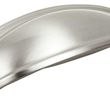 Amerock Ashby Series BP36640G10 Cabinet Pull, 5-1/16 in L Handle, 1-3/8 in Projection, Zinc, Satin Nickel :EA: QUANTITY: 1