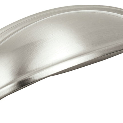 Amerock Ashby Series BP36640G10 Cabinet Pull, 5-1/16 in L Handle, 1-3/8 in Projection, Zinc, Satin Nickel :EA: QUANTITY: 1