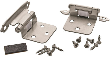 Amerock Inspirations Series BPR3429G10 Cabinet Hinge, Satin Nickel :PR: QUANTITY: 1