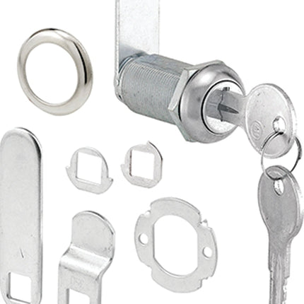 Defender Security U 9950KA Drawer and Cabinet Lock, Keyed Lock, Stainless Steel, Chrome :CD: QUANTITY: 1