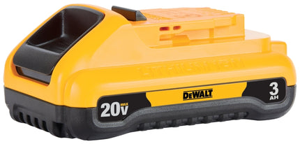 DeWALT DCB230 Compact Battery, 20 V Battery, 3 Ah, 45 min Charging :EA: QUANTITY: 1