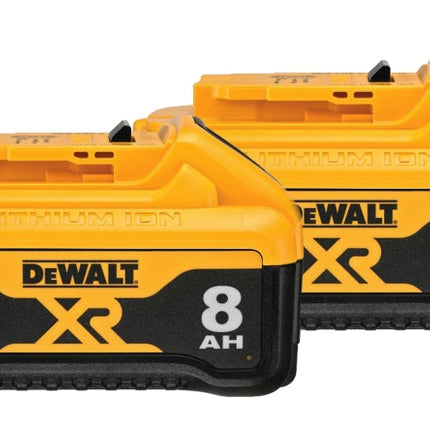 DeWALT DCB208-2 Battery, 20 V Battery, 8 Ah, Includes: (2) DCB208 20 V MAX Lithium-Ion Batteries :PK 2: QUANTITY: 1